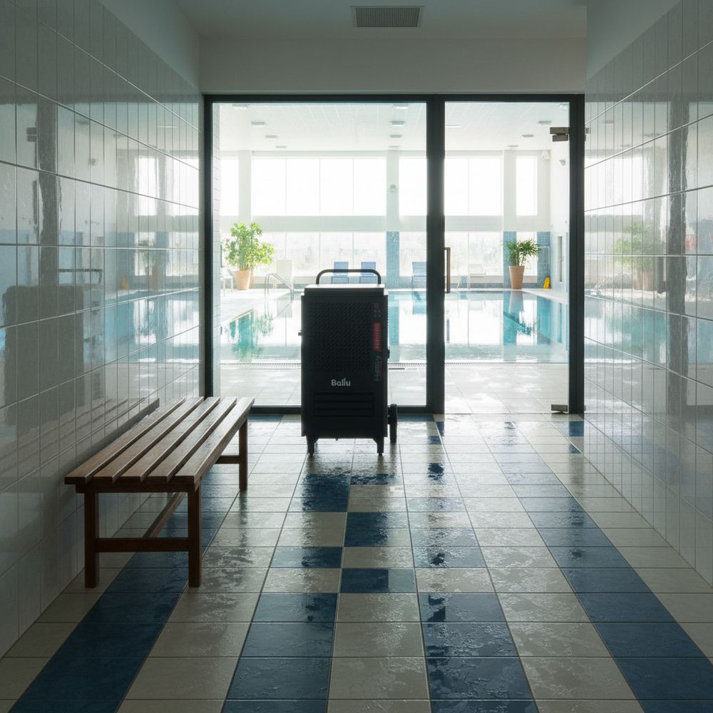 Осушитель воздуха Ballu BDI-80L профессиональный - [до 80 л. за сутки / для S≈115 м²]