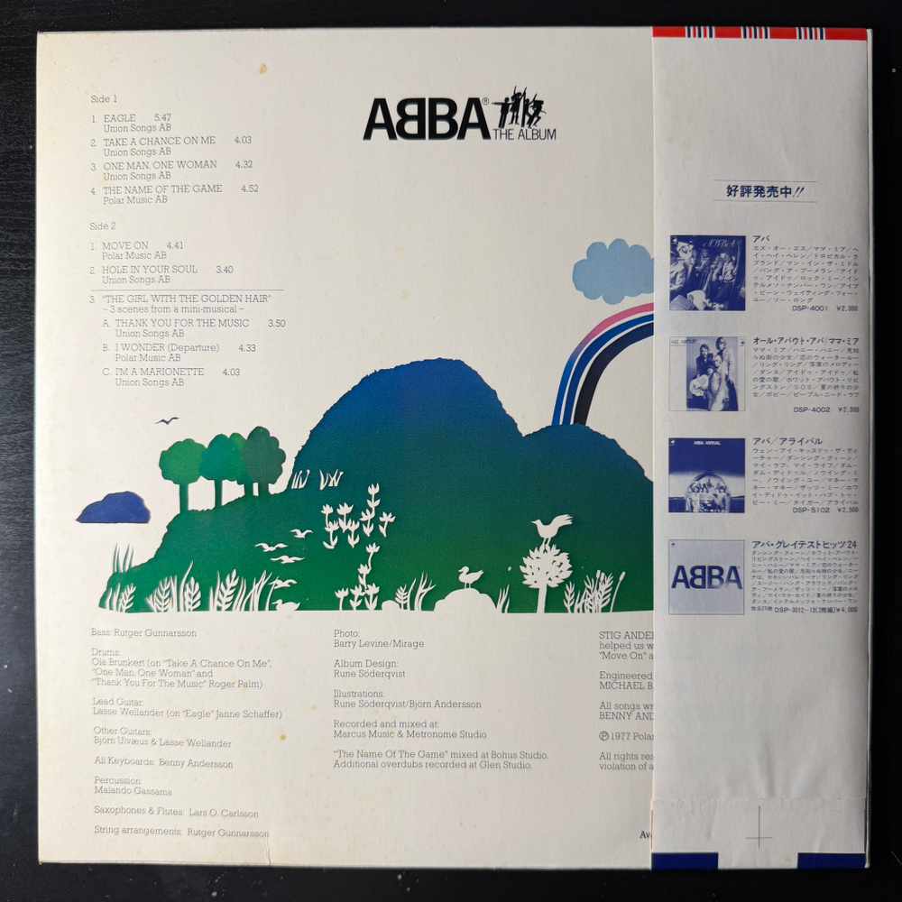 ABBA ‎– The Album (Япония 1977г.)