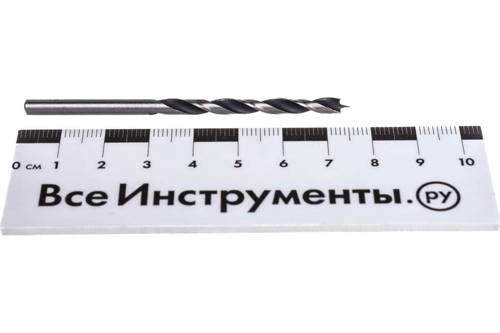 Сверло по дереву спиральное W-образная заточка 4 мм EDGE by PATRIOT 815010071