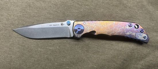 Складной нож Spartan Blades Harsey Folder STORMWATCH - сталь CPM-MagnaСut, укоять титан