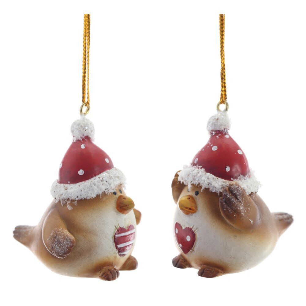 GAEM Фигурка декоративная подвесная "Птичка", L3 W5 H5 см, 2в.