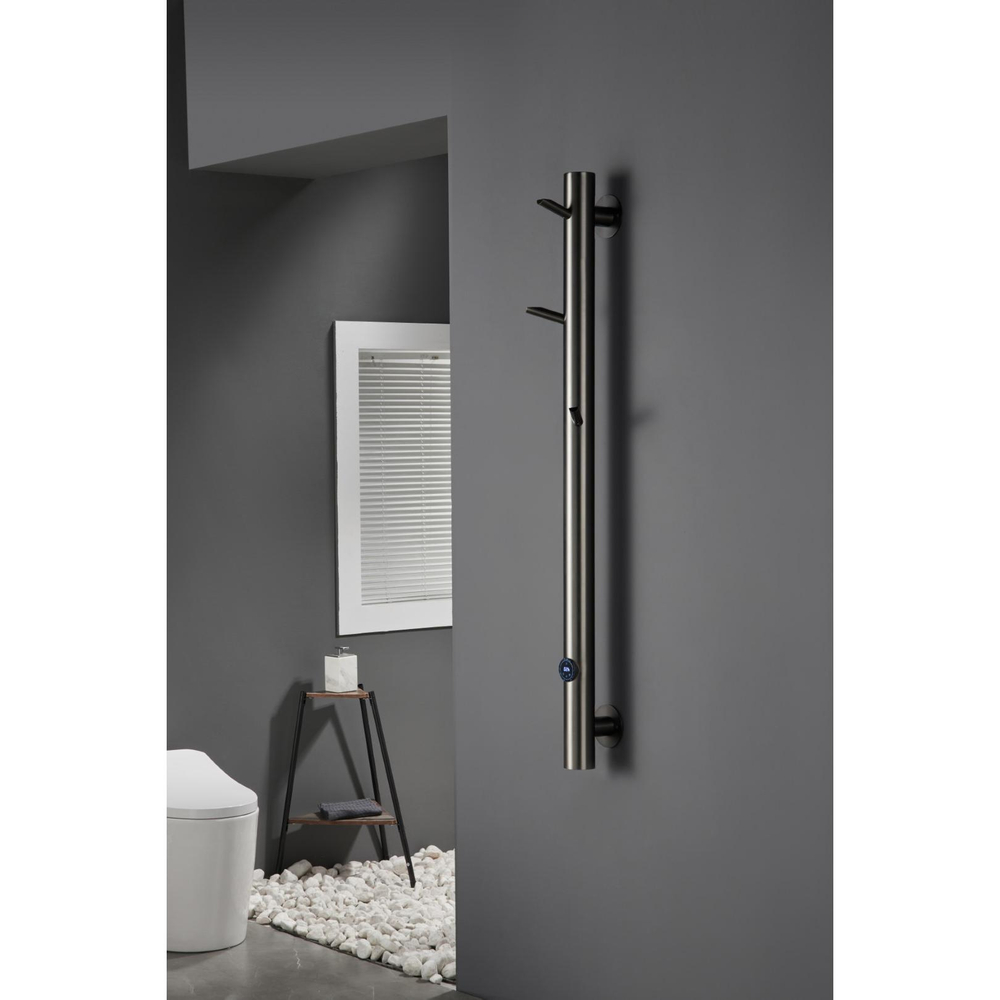 Полотенцесушитель электрический Boheme OAK 724-GM, GUN METAL