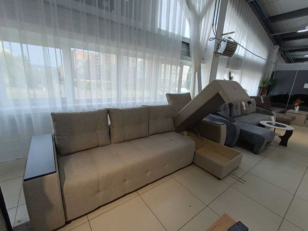 Диван "Соня-40" длинномер с оттоманкой в ассортименте