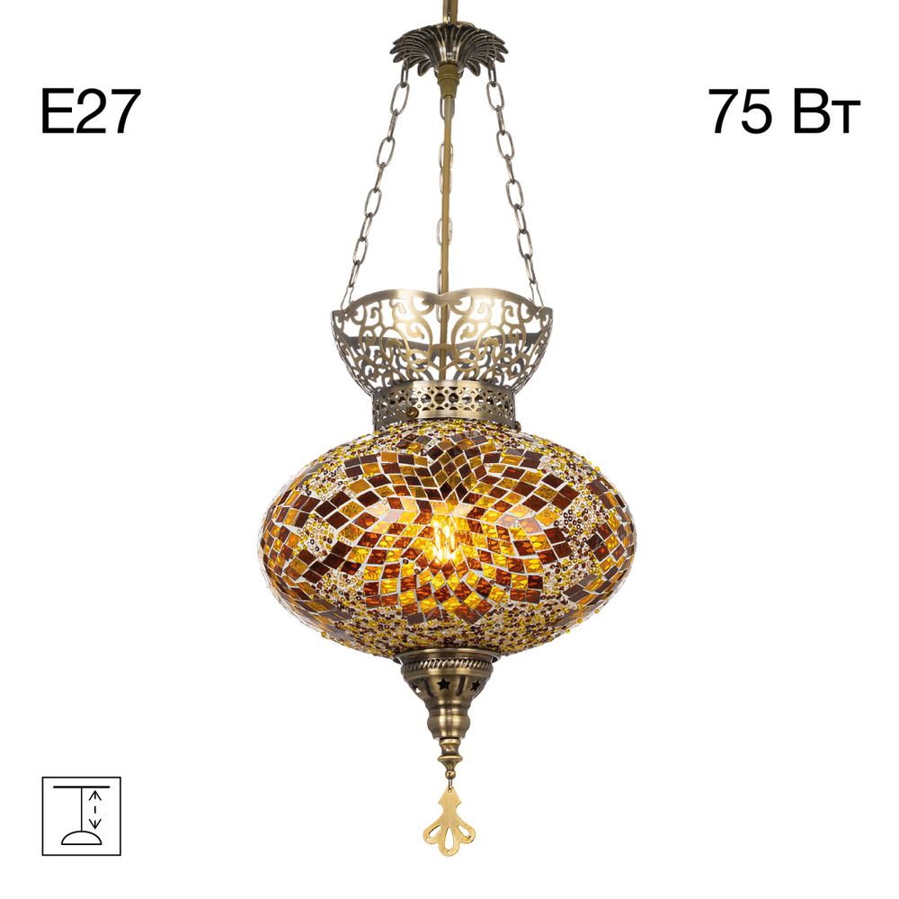 Citilux Каир CL419125 Подвесной светильник Мозаика Янтарь