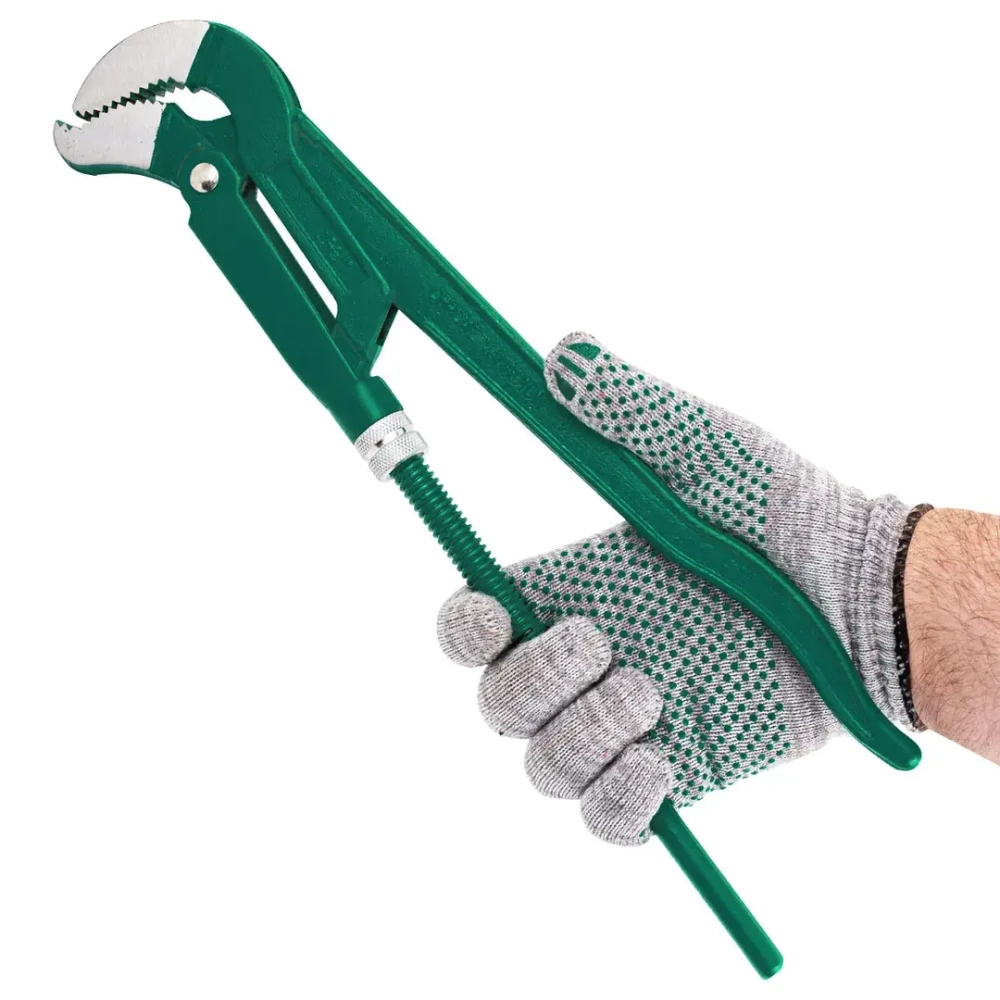 Ключ газовый 1.5''45° (захват S-образный:85мм) RockForce##Rock FORCE RF-684C17