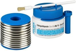 Припой мягкий, Флюс-паста для пайки меди: Viega - Sanha - Felder