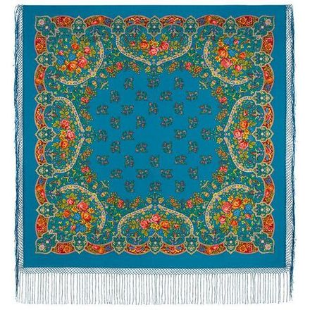 Павловопосадский платок Медальоны 928-13