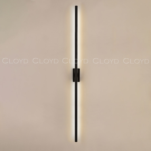 Бра Cloyd LINEAS-B W1 / выс. 100 см- 4000K - черный матовый (арт.20458)