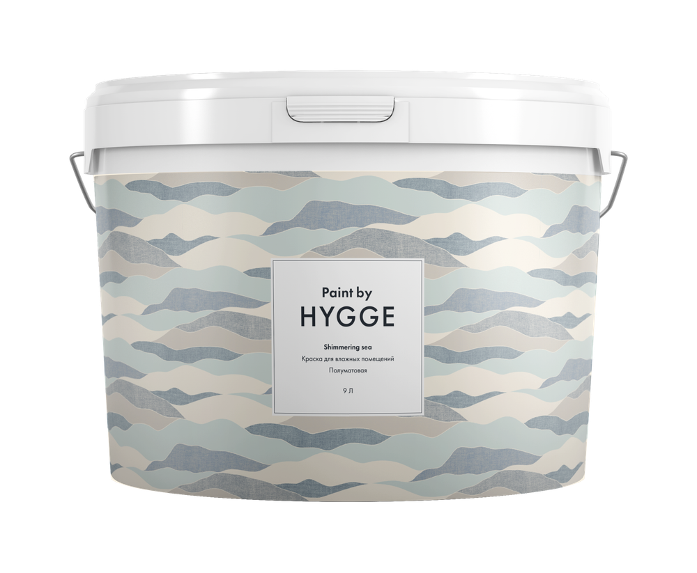 HYGGE Shimmering sea Полуматовая водно-дисперсионная краска для интерьеров