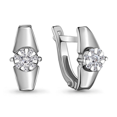 941632 Серьги из Золота с бриллиантами