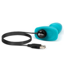b-Vibe Rimming Petite - Анальная пробка с риммингом 