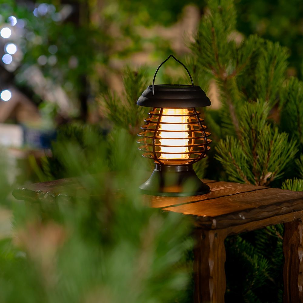 USL-F-300-PМ310 BUG ZAPPER Садовый светильник на солнечной батарее. 13 светодиодов. Эффект пламени и антимоскитный режим . 1xАА Ni-Mh аккумулятор в-к. IP44. TM Uniel.