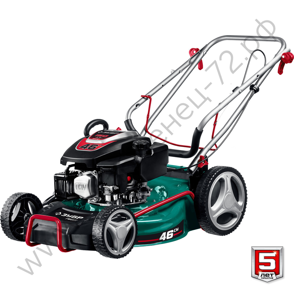 ЗУБР 460 мм, 4.5 л.с., бензиновая газонокосилка (ГБ-460)