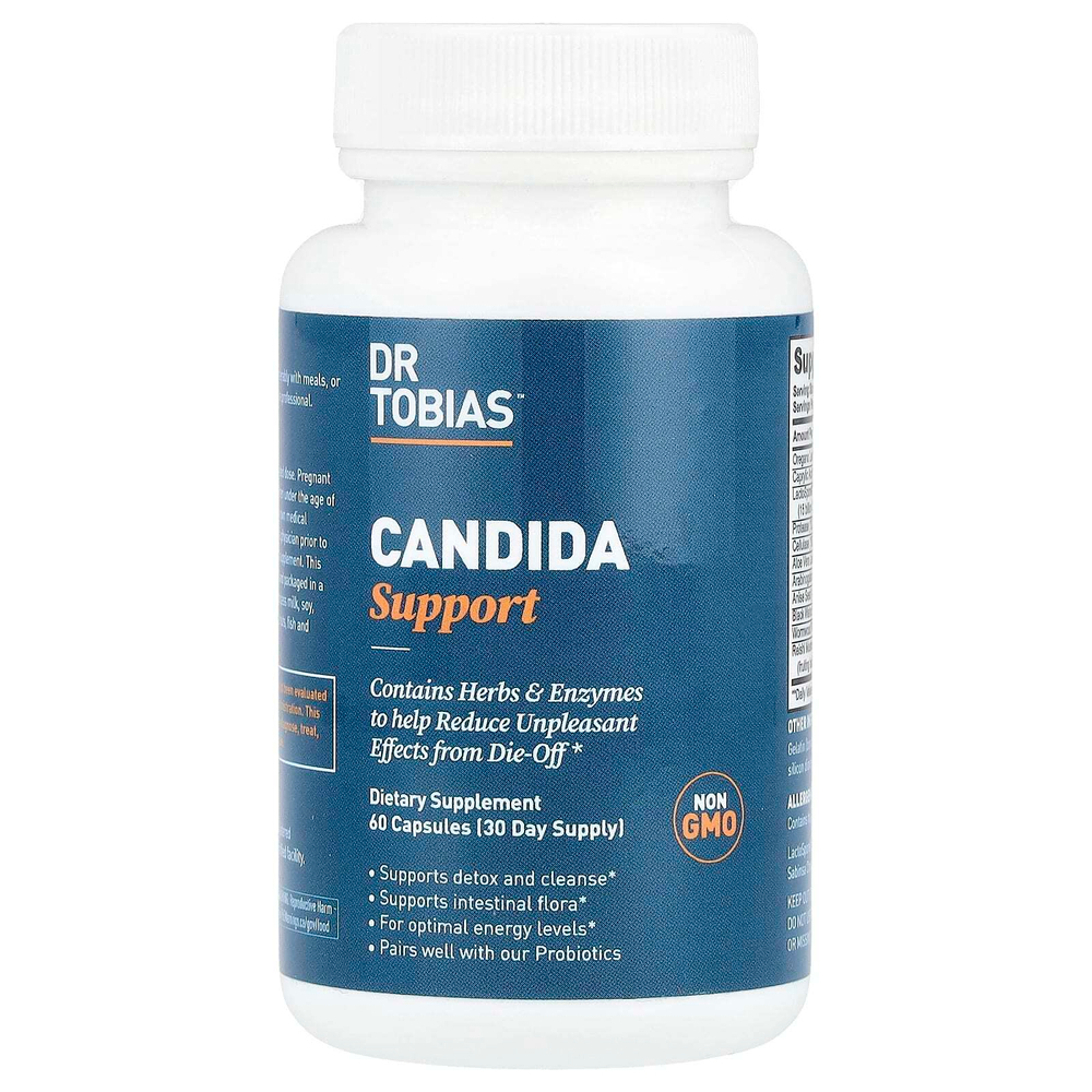 Dr. Tobias, Candida Support, 60 капсул