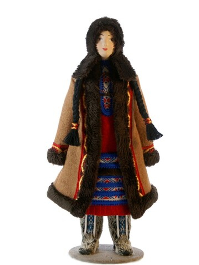 Кукла коллекционная Эвенки в женском костюме