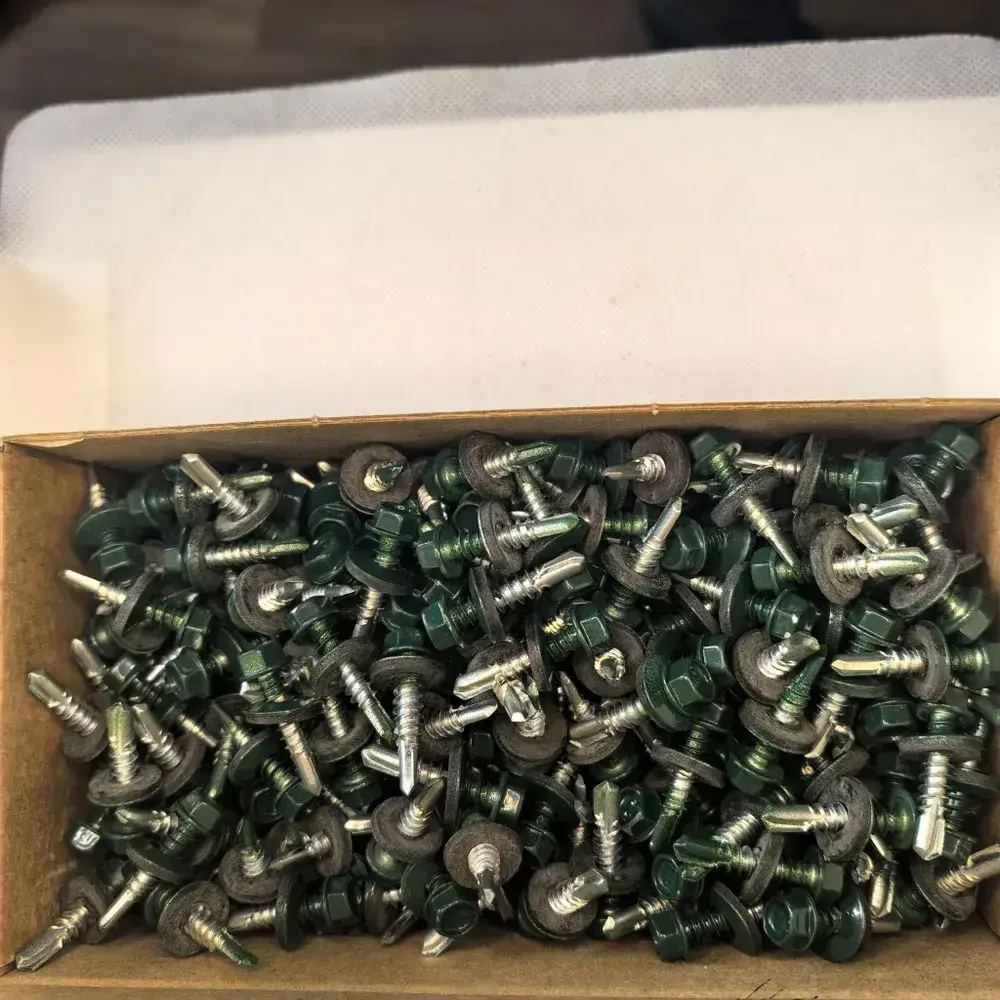 Саморез кровельный 5.5х25 6005 (зелёный) 1кг