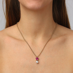 Колье Dyrberg Kern COLUME SG ROSE / WHITE PEARL 480118