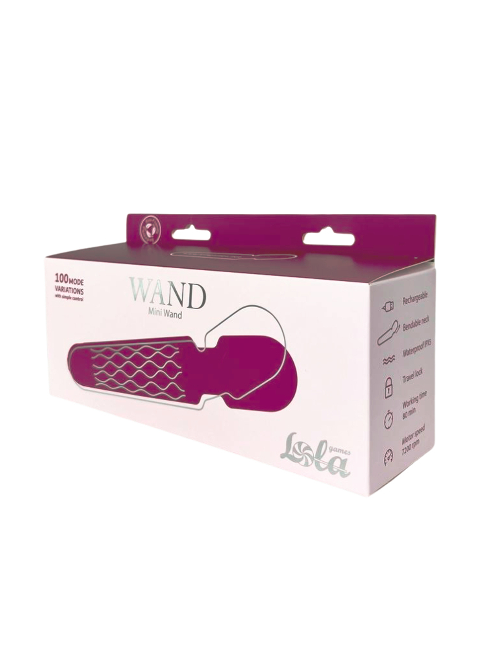 Мини Вонд Mini Wand Purple 1016-01lola