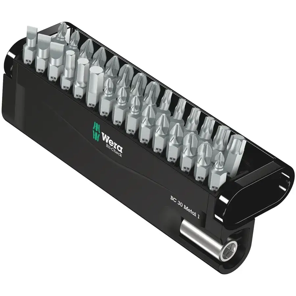 Набор бит Bit-check 30 Metal 1 WERA 05057434001