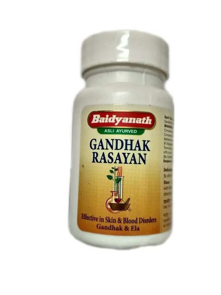 БАД Baidyanath Gandhak Rasayan Гандхак Расаяна 300 мг 40 таб