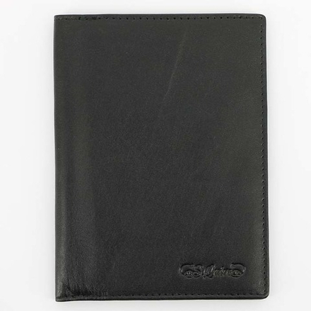 Обложка для паспорта S.Quire 5400-BK VT черная