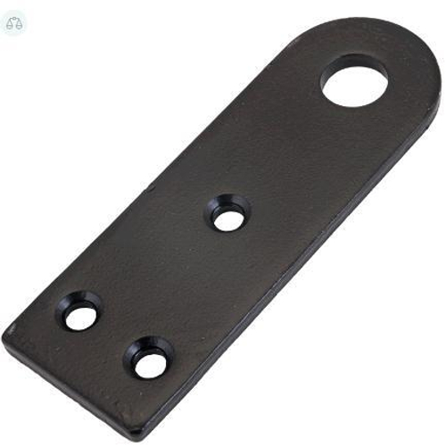 Проушина прямая 120*40 усиленная черная Домарт / 9928