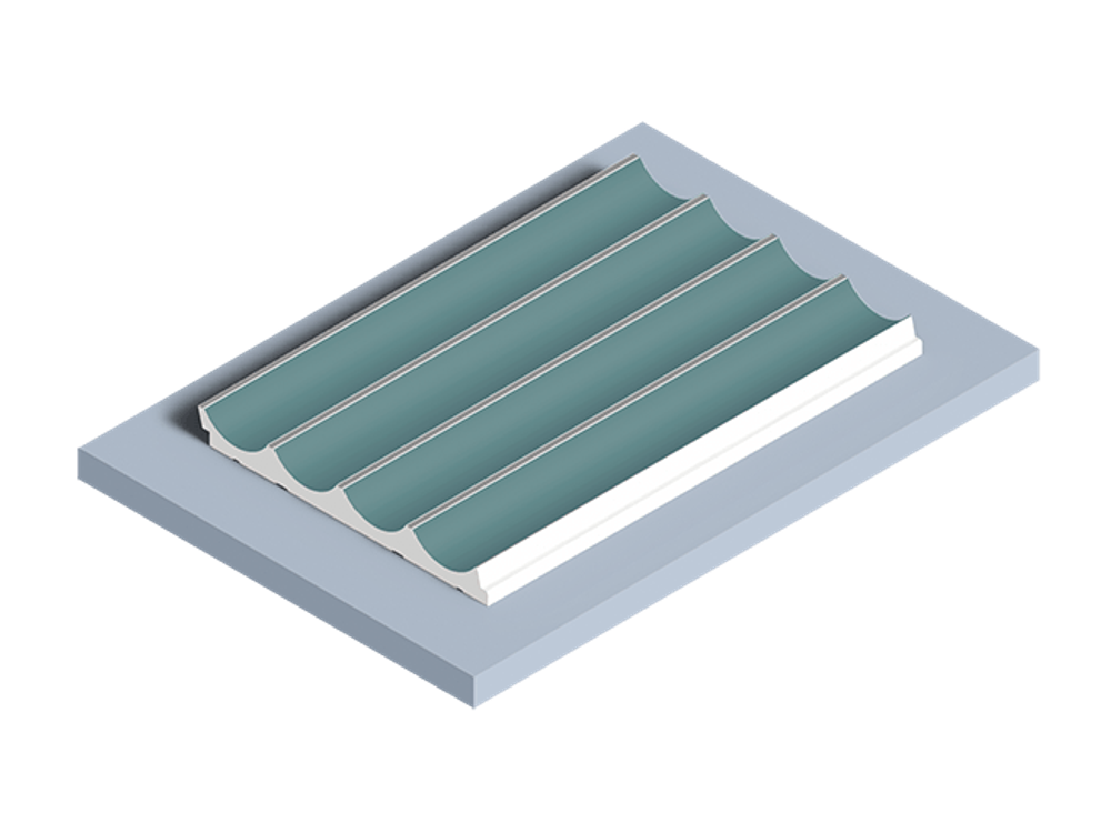 Стеновая панель HiWood декорированная, 270x12 см