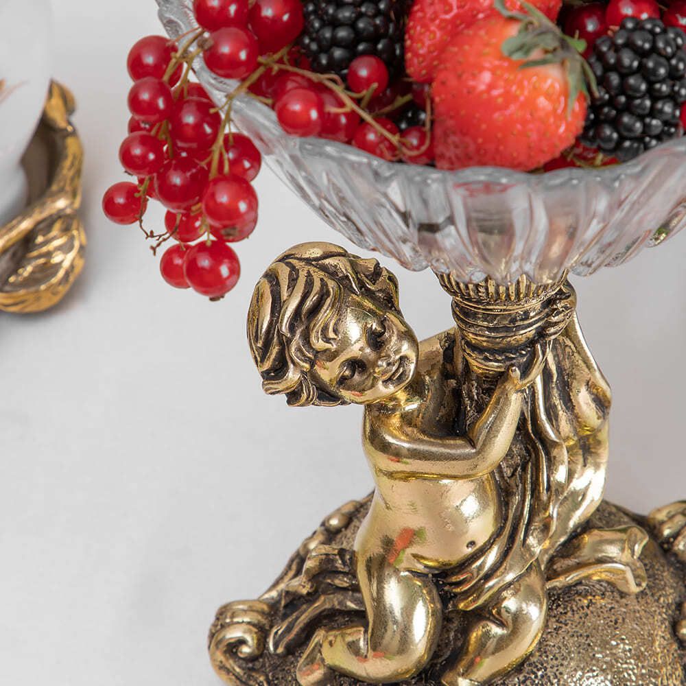 Фруктовница-конфетница Эдем Бронза