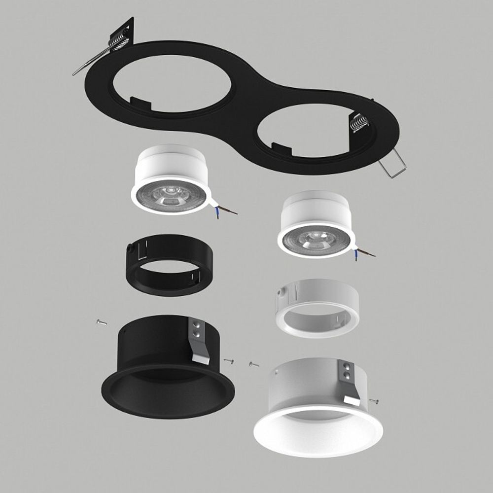 Встраиваемый светильник Lightstar Domino D6270607WBMOD