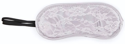 Серая кружевная маска на резиночке (Цвет: серый)