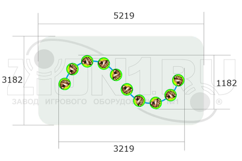 Бум детский «Следы М1»