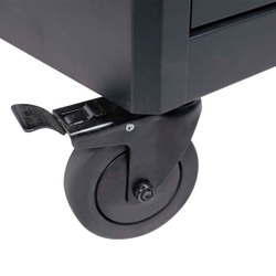 OPT-717P Тележка инструментальная, 7 полок с набором инструментов, пластиковая столешница