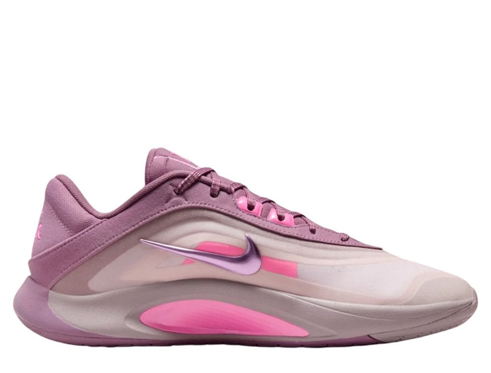 Баскетбольные женские кроссовки Nike A’One “Dog Mom” Violet Dust/Pearl Pink-Barely Rose-Pink Spell