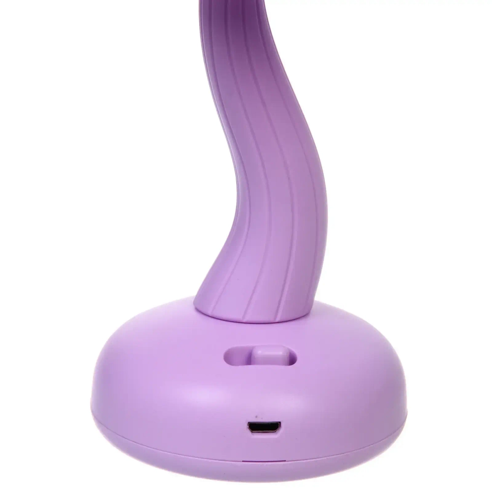 Настольная лампа «Sweet - Гриб» LED 13,2*19,5 см, USB 3w 3.7v, Фиолетовый