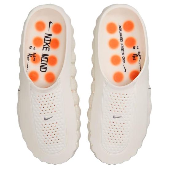Nike Mind 001 Closed Toe Slippers "White Cream"
