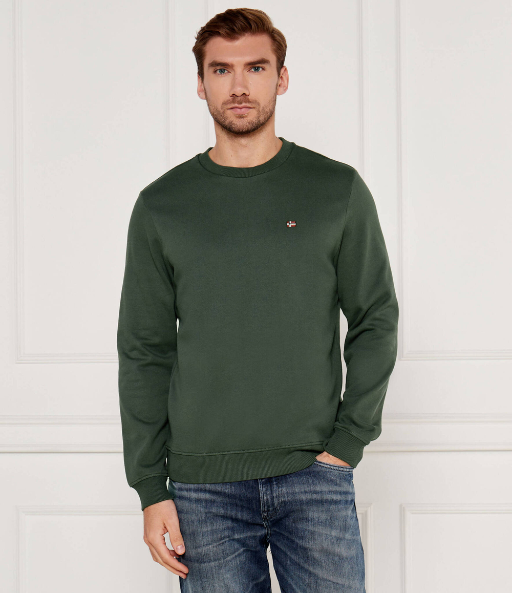 Худи Balis Crew 1 Napapijri - зеленый(NP0A4FQW)