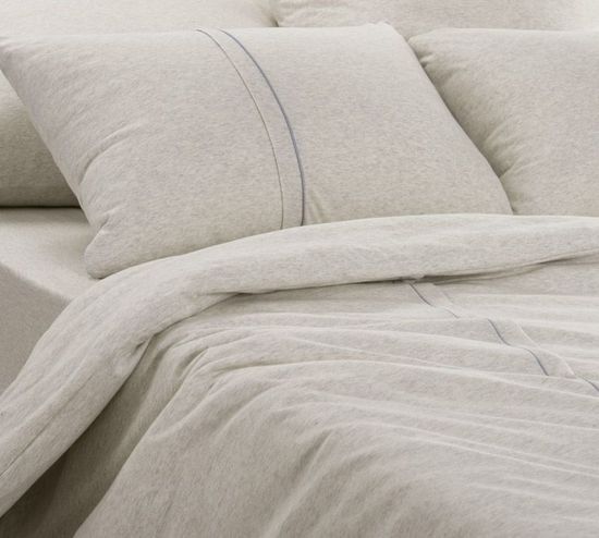 Двуспальный комплект постельного белья Имбирь трикотаж