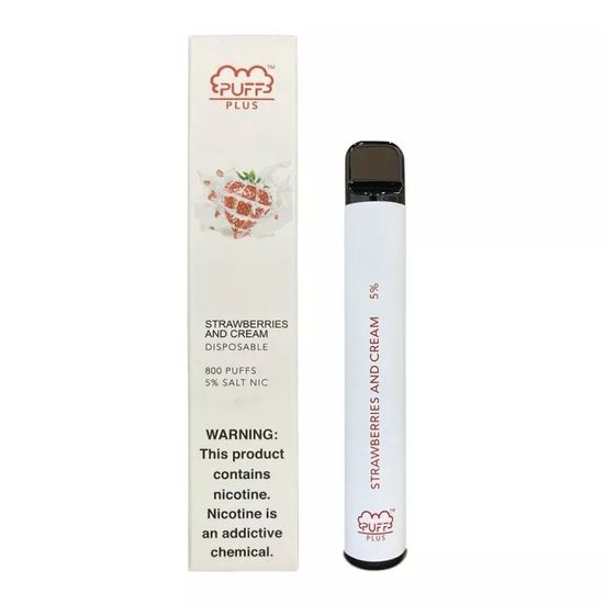 Puff Bar PLUS 800 2.0% SE Strawberries and Cream (Клубника со Сливками)