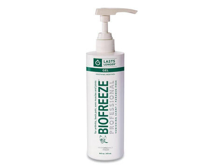 PROFESSIONAL GREEN TOPICAL ANALGESIC PAIN RELIEVER GEL, 16 OZ PUMP
