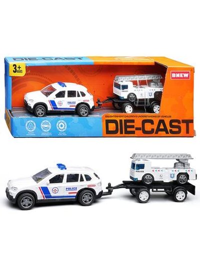 Игровая Машинка с прицепом служба полиции (BX-194)