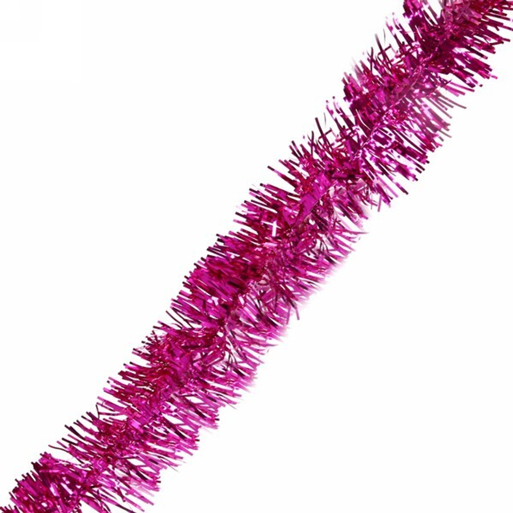 Мишура 2м 9см «Классика» розовый