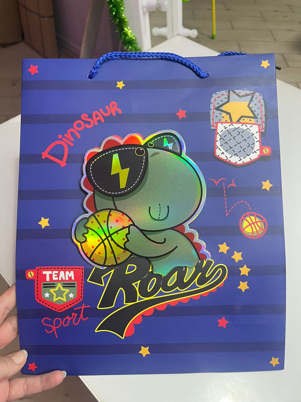 Пакет 26х32х10 см 141V-880 динозаврик