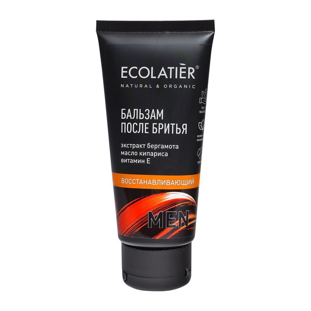 Мужской бальзам после бритья Восстанавливающий 100мл (ECOLATIER)