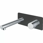 Смеситель для раковины Boheme Stick 125-BCR черный/хром