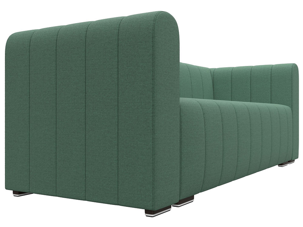 Диван прямой Лига-073 РОГОЖКА Амур 11 зеленый