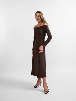 ПЛАТЬЕ С ОТКРЫТЫМИ ПЛЕЧАМИ