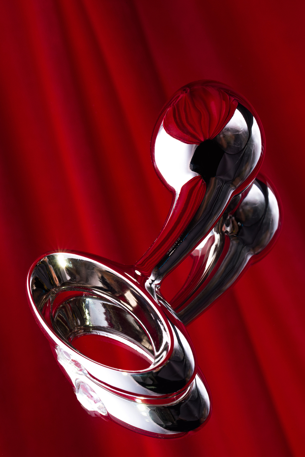 Анальная втулка серебро