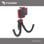 Гибкий штатив Fujimi FFT-SLOTH со складным держателем смартфона и адаптером для GoPro камер