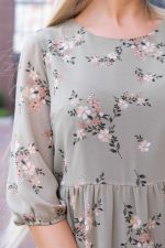 Платье "Виталина" (олива) НЬЮ П6073 LT Collection (Акция)