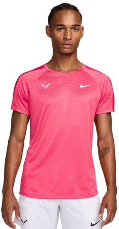 Мужская теннисная футболка Nike Rafa Challenger Dri-Fit Tennis - Розовый